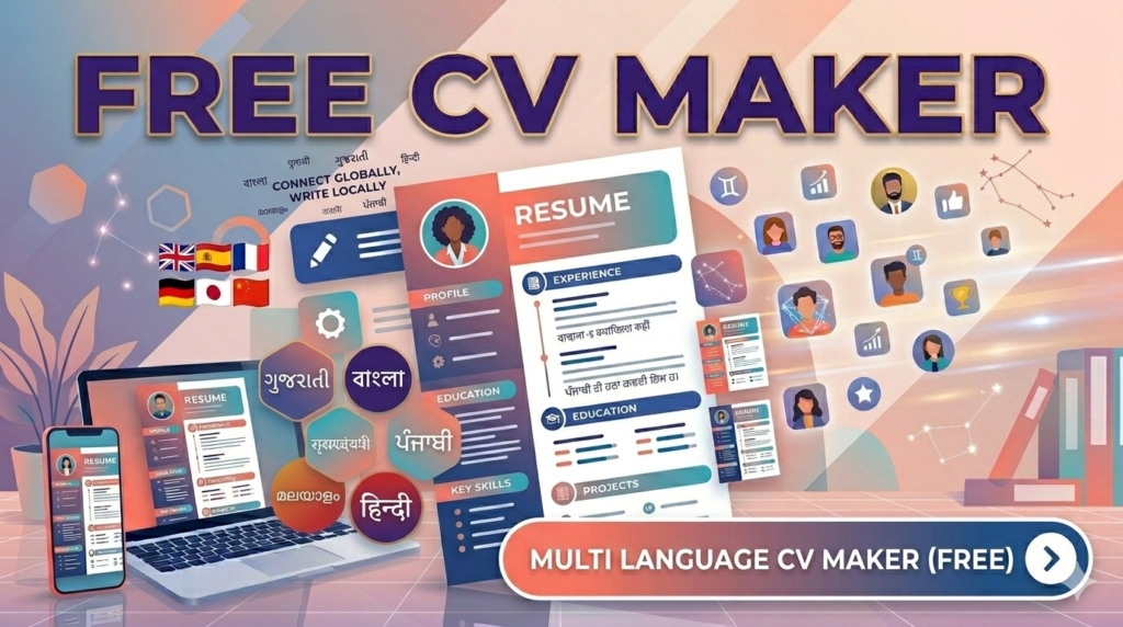 Multi Language CV Maker 